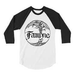 Famyne - Classic Logo Raglan - White/Black