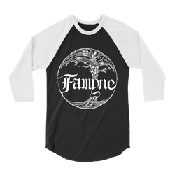 Famyne - Classic Logo Raglan - Black/White