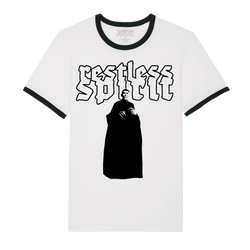Restless Spirit - Nosferatu Creeper Ringer T-Shirt - White/Black