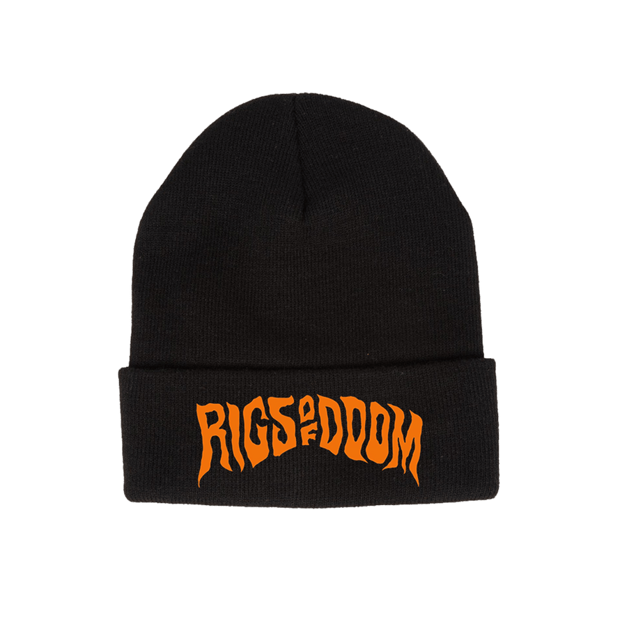Rigs of Doom - Embroidered Logo Beanie - Black