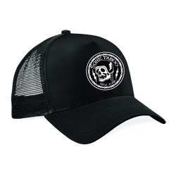 Sonic Taboo - Skull Logo Trucker Cap - Black/Black