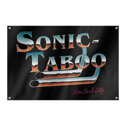 Sonic Taboo - Chrome Logo Flag