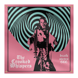 The Crooked Whispers - Death Stereo 666 Flag