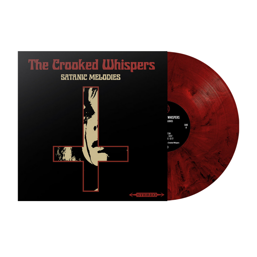 The Crooked Whispers - Satanic Melodies Vinyl LP - Red/Black Marble