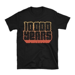 10,000 Years - Gradient Logo T-Shirt - Black