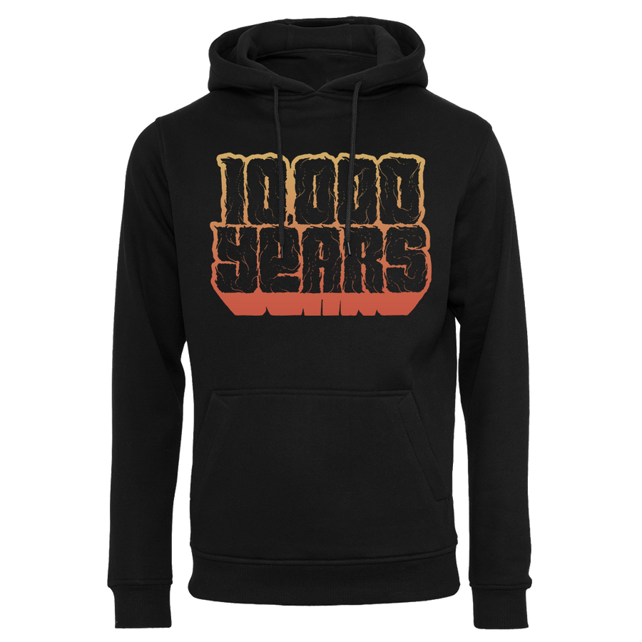 10,000 Years - Gradient Logo Pullover Hoodie - Black