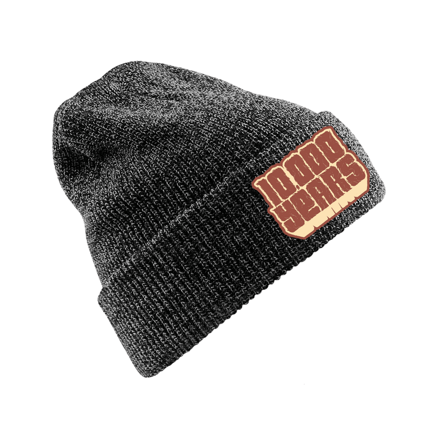10,000 Years - Cyclopus Embroidered Logo Beanie - Antique Grey
