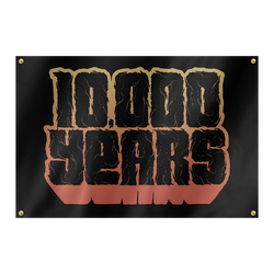 10,000 Years - Gradient Logo Flag