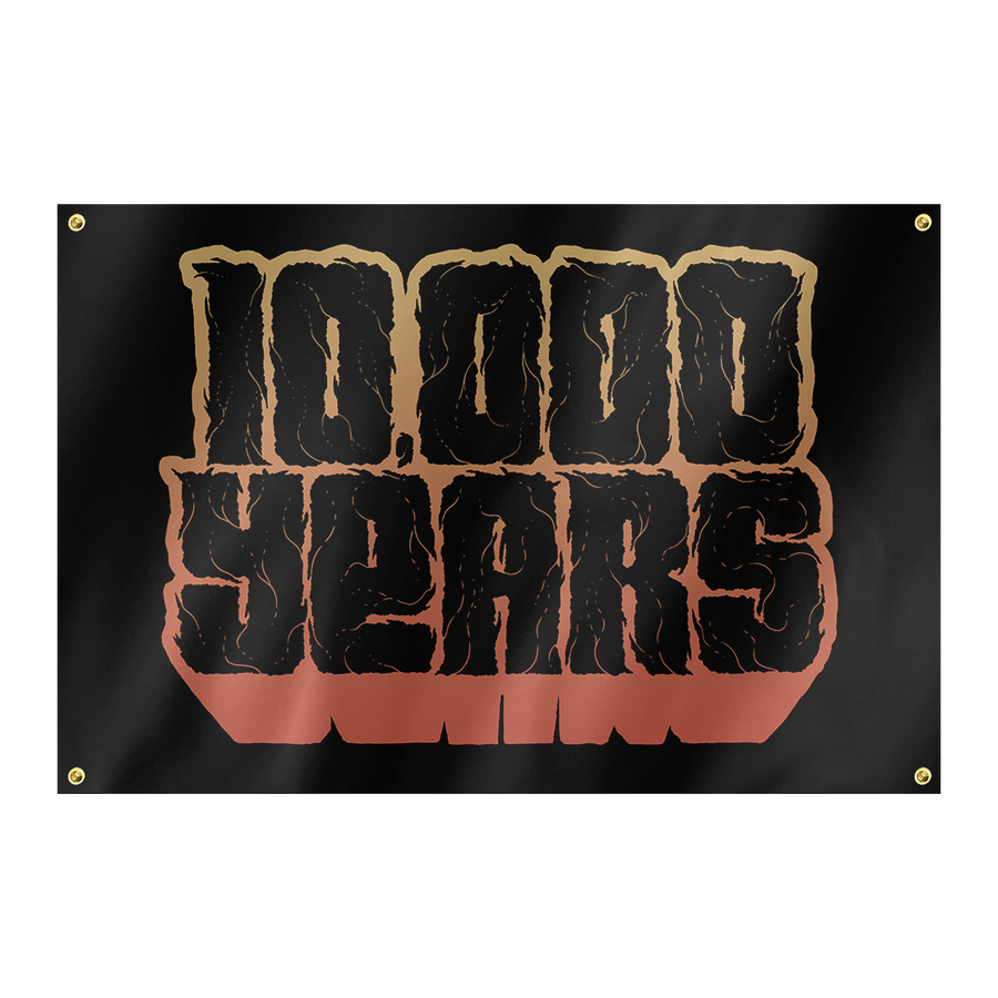 10,000 Years - Gradient Logo Flag
