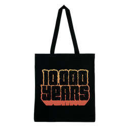 10,000 Years - Gradient Logo Tote Bag - Black