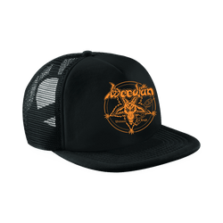 Weedian - Welcome To High Orange Logo Embroidered Trucker Cap - Black