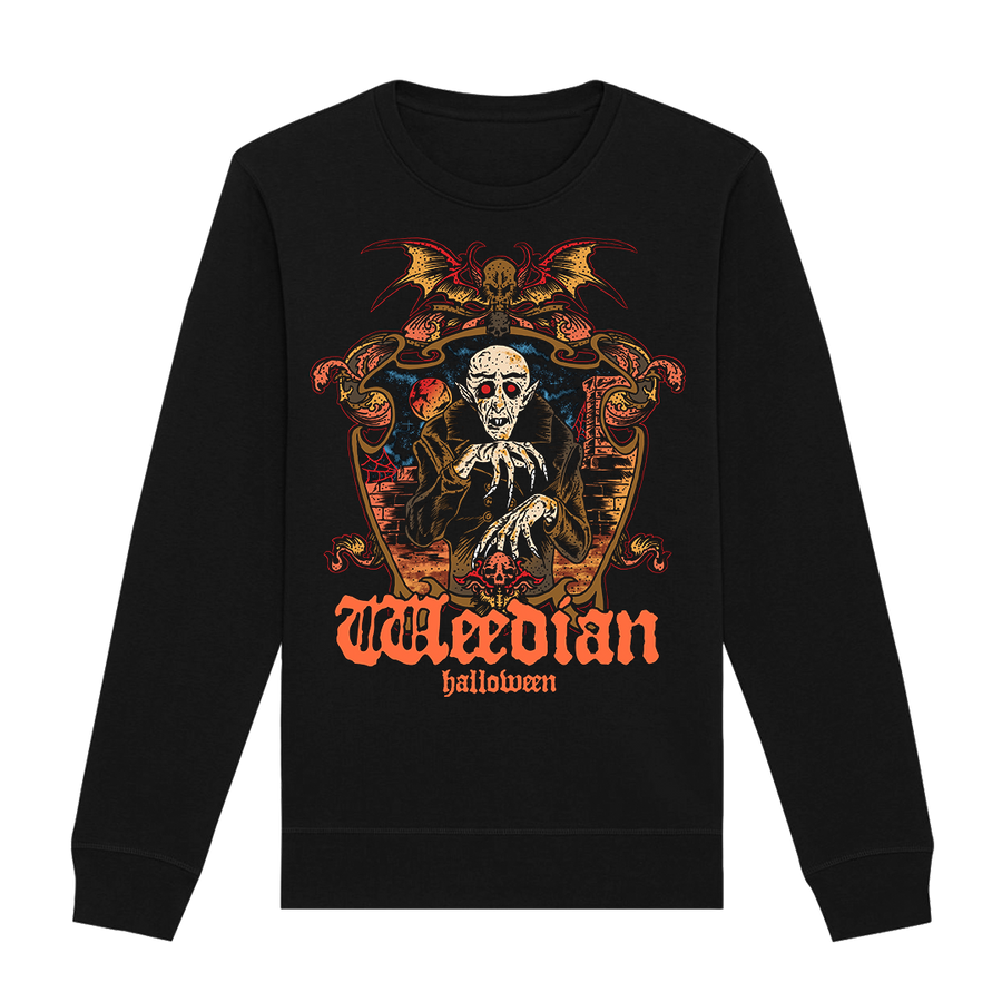 Weedian - Halloween I Crewneck Sweatshirt - Black