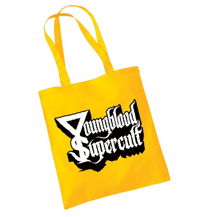 Youngblood Supercult - Black & White Logo Tote Bag - Yellow